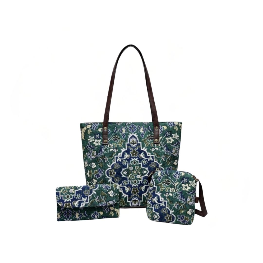 Stylish 3pc Combo Tote Bag for Everyday Use